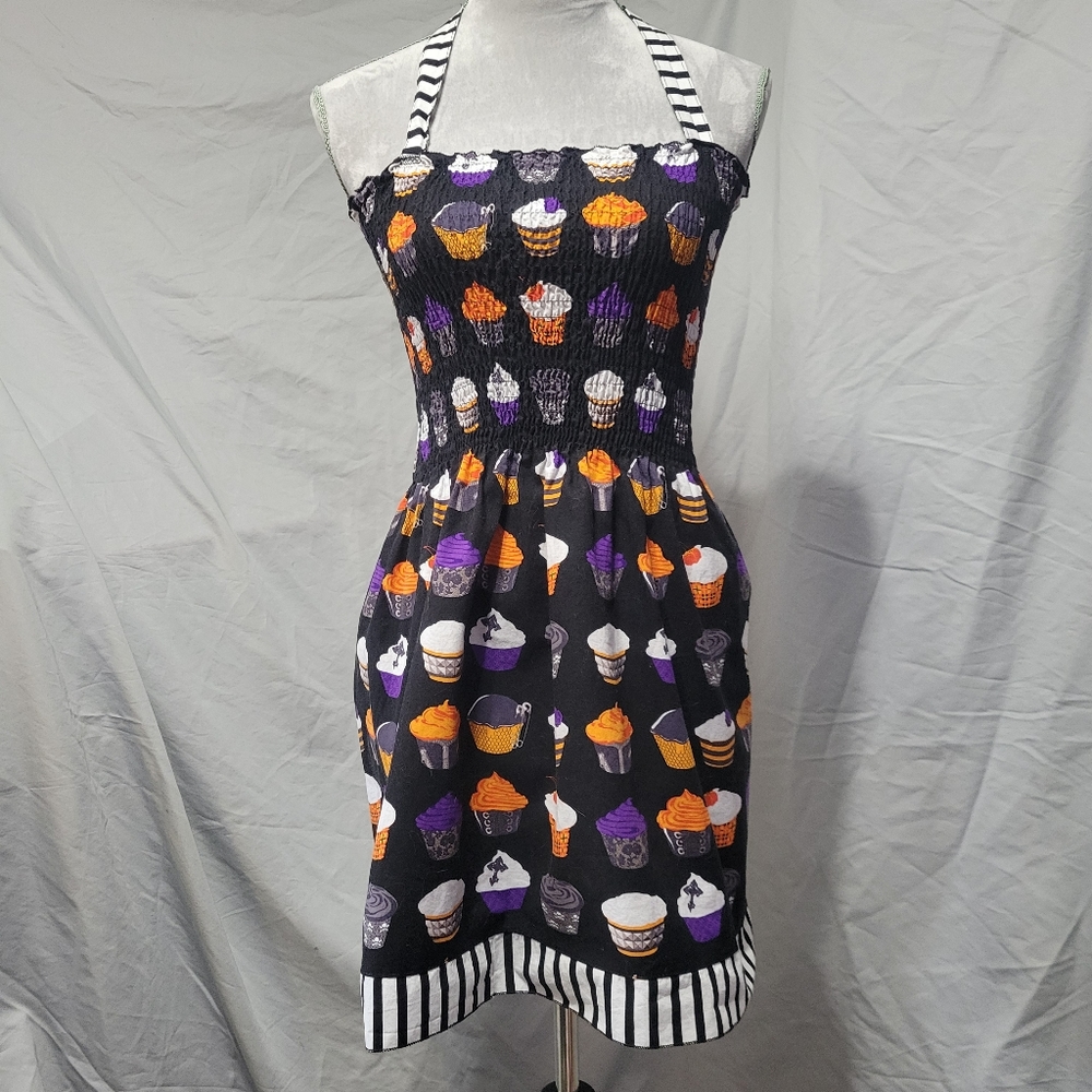 StellarCheri Halloween Goth Cupcake Mini Dress - Picture 1 of 6